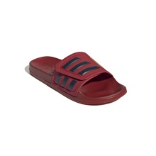 adidas Badeschuhe Adilette TND Spanien (Klettverschluss, Cloudfoam Zwischensohle) rot - 1 Paar